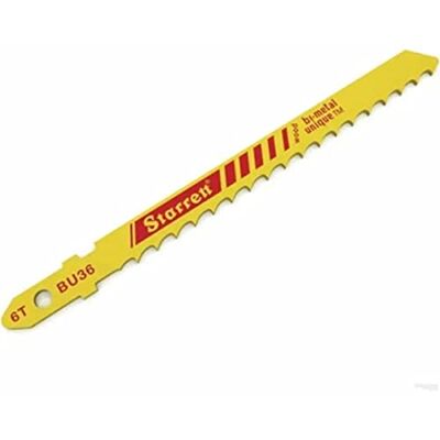 Starrett BU36-5 Lame de scie sauteuse bimétal unique 75 mm 6 D Blister 5 Unités Starrett BU36-5 Lame de scie sauteuse bimétal unique 75 mm 6 D Blister 5 Unités