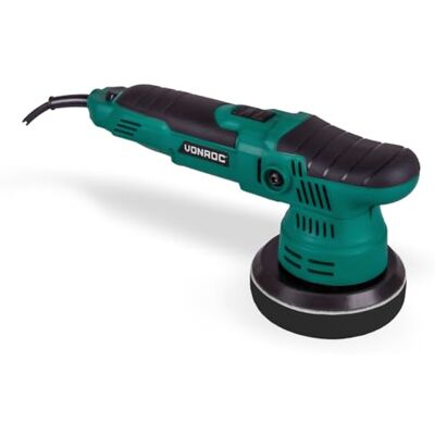 VONROC Polisseuse double action 650 W 125 mm Comprend 1 tampon de polissage VONROC Polisseuse double action 650 W 125 mm Comprend 1 tampon de polissage