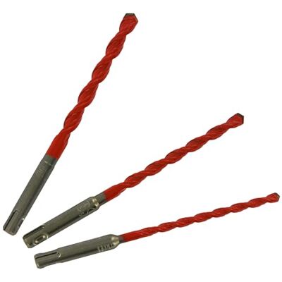 Tivoly Lot de Forets 2 en 1 Bétons/Carrelages Haute Performance Ø6-8-10mm Perçage Carrelage, Faïence, Béton Vibré et Pierre Queue SDS+ pour Perceuse Tivoly Lot de Forets 2 en 1 Bétons/Carrelages Haute Performance Ø6-8-10mm Perçage Carrelage, Faïence, Béton Vibré et Pierre Queue SDS+ pour Perceuse