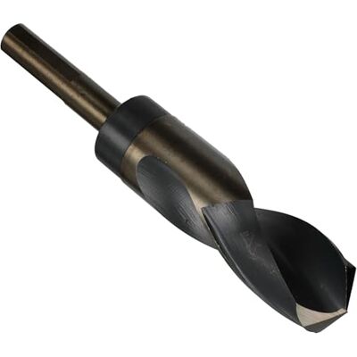 Drill America Foret KFD à tige réduite de 3,5 cm en acier rapide noir et or avec tige de 1,27 cm, série KFD Drill America Foret KFD à tige réduite de 3,5 cm en acier rapide noir et or avec tige de 1,27 cm, série KFD