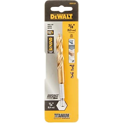 DeWalt Foret Titane 3/8" DD5124 Impact Ready DeWalt Foret Titane 3/8" DD5124 Impact Ready