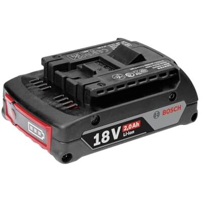 Bosch Accessories Batterie coulissante 2607336906 Chargeur Noir 18 V 2 Ah Bosch Accessories Batterie coulissante 2607336906 Chargeur Noir 18 V 2 Ah