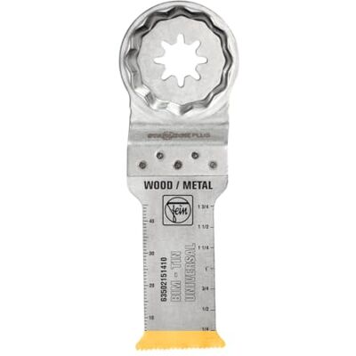 Fein Lame de scie E-Cut universelle bimétallique avec une longue durée de vie, pour coupes profondes, 5 Pce., Largeur 28 mm, Longueur 60 mm, Porte-outil StarlockPlus, avec revêtement en titane Fein Lame de scie E-Cut universelle bimétallique avec une longue durée de vie, pour coupes profondes, 5 Pce., Largeur 28 mm, Longueur 60 mm, Porte-outil StarlockPlus, avec revêtement en titane