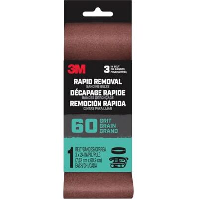 3M BELT3X241PK60 Bande abrasive Marron 3M BELT3X241PK60 Bande abrasive Marron