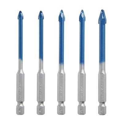 Bosch PTBX05 Lot de 5 forets pour carrelage porcelaine Bosch PTBX05 Lot de 5 forets pour carrelage porcelaine
