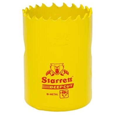 Starrett Bi métal Deep Cut Scie cloche, 41 mm, dch0158 Starrett Bi métal Deep Cut Scie cloche, 41 mm, dch0158