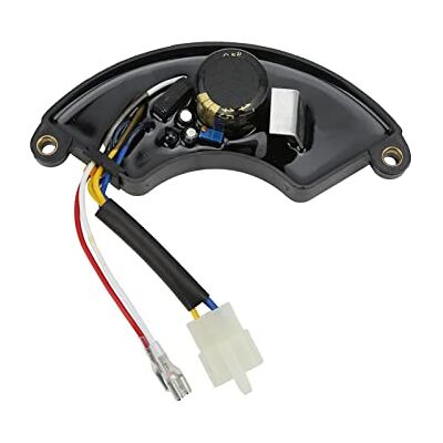Buachois AVR Régulateur de tension redresseur automatique pour générateur, 120 V/220 V, pour groupe électrogène à essence monophasé de 6,5 à 8,5 kW, groupe électrogène diesel Buachois AVR Régulateur de tension redresseur automatique pour générateur, 120 V/220 V, pour groupe électrogène à essence monophasé de 6,5 à 8,5 kW, groupe électrogène diesel