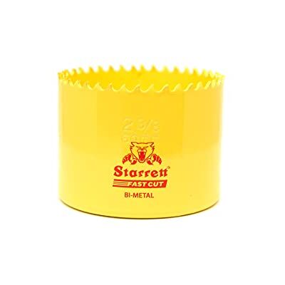 Starrett Scie-cloche HSS bimétallique – FCH0238 – Scie-cloche en cobalt à coupe rapide – Pour tôles douces, bois, plastique, divers matériaux – 60 mm Starrett Scie-cloche HSS bimétallique – FCH0238 – Scie-cloche en cobalt à coupe rapide – Pour tôles douces, bois, plastique, divers matériaux – 60 mm
