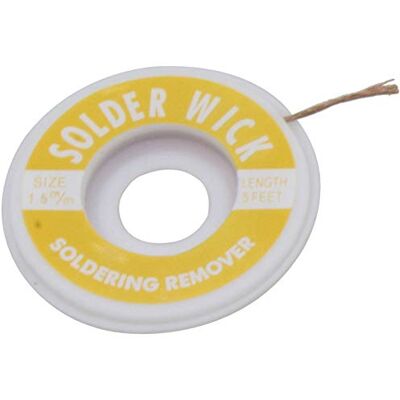 Donau Elektronik LS15 Mèche à souder 1,5 mm de large, multicolore, 1,5 mm Donau Elektronik LS15 Mèche à souder 1,5 mm de large, multicolore, 1,5 mm