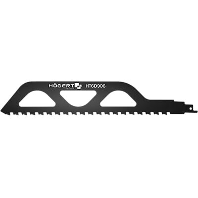 Högert Technik Lame de scie sabre Lame pour scie sabre 305 mm, pour blocs de béton cellulaire pour couper briques, béton cellulaire, suporex, dalles de ciment Högert Technik Lame de scie sabre Lame pour scie sabre 305 mm, pour blocs de béton cellulaire pour couper briques, béton cellulaire, suporex, dalles de ciment