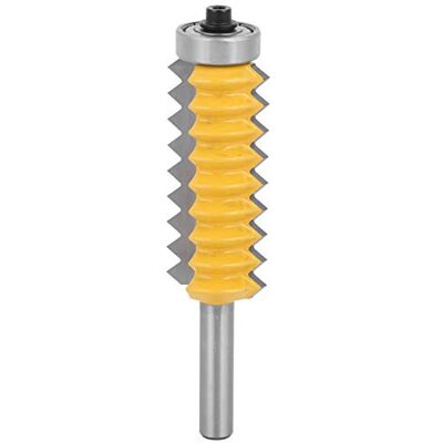 Walfront Fraise Ondulée 8 Tiges Carbure pour Travail du Bois Outil Multi-dents Walfront Fraise Ondulée 8 Tiges Carbure pour Travail du Bois Outil Multi-dents