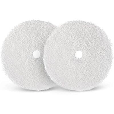 SPTA Lot de 2 Tampons Applicateurs Microfibres, 125mm disques de Finition en Microfibre pour Machine à polir 2 pièces de 125 mm SPTA Lot de 2 Tampons Applicateurs Microfibres, 125mm disques de Finition en Microfibre pour Machine à polir 2 pièces de 125 mm