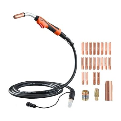 VEVOR Pistolet de Soudage avec Câble 4,5 m 250 A Compatible avec Soudeuses Millermatic 200, 210, 212, 250, 250X, 251, 252, pour Fils de Soudage 0,76 mm 0,89 mm 1,14 mm, Diverses Tâches de Soudage, VEVOR Pistolet de Soudage avec Câble 4,5 m 250 A Compatible avec Soudeuses Millermatic 200, 210, 212, 250, 250X, 251, 252, pour Fils de Soudage 0,76 mm 0,89 mm 1,14 mm, Diverses Tâches de Soudage,