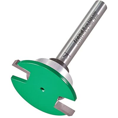 TREND CraftPro Fraise à rainurer pour joint d'étanchéité, queue de 1/4 pouce, diamètre de coupe 34 mm et longueur de coupe 3 mm, embout en carbure de tungstène, guidée par roulement, C213AX1/4TC TREND CraftPro Fraise à rainurer pour joint d'étanchéité, queue de 1/4 pouce, diamètre de coupe 34 mm et longueur de coupe 3 mm, embout en carbure de tungstène, guidée par roulement, C213AX1/4TC