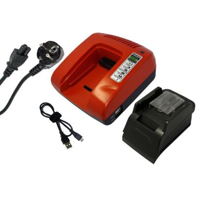 PowerSmart ® Chargeur 14,4 V pour Makita DF-445D, DF-44-DRH, DF-445-DSHX, LXRU-01, DF445D, DF445DRH, DF445DSHX, LXRU01, MR050, TD135D, TD135DRH, TD135DSHX, BL1415, BL-15, rouge PowerSmart ® Chargeur 14,4 V pour Makita DF-445D, DF-44-DRH, DF-445-DSHX, LXRU-01, DF445D, DF445DRH, DF445DSHX, LXRU01, MR050, TD135D, TD135DRH, TD135DSHX, BL1415, BL-15, rouge