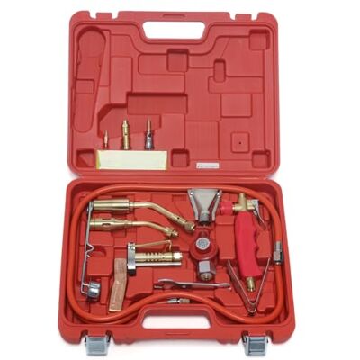 Rothenberger Industrial 30900 Turbo Set 16 pièces en Étui, Brasage, Brasage Tendre, Soudure par Capillarité Rothenberger Industrial 30900 Turbo Set 16 pièces en Étui, Brasage, Brasage Tendre, Soudure par Capillarité