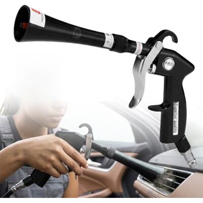 BORDEAG Pistolet de nettoyage à air comprimé 22,5 x 17,5 cm Pistolet de nettoyage pour voiture, pistolet à air comprimé Pistolet de souffleur haute pression Pour nettoyage professionnel de la saleté BORDEAG Pistolet de nettoyage à air comprimé 22,5 x 17,5 cm Pistolet de nettoyage pour voiture, pistolet à air comprimé Pistolet de souffleur haute pression Pour nettoyage professionnel de la saleté