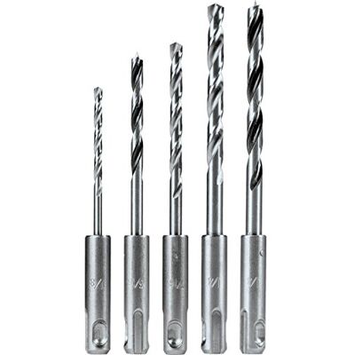 Makita B-59243 Lot de 5 forets SDS-Plus assortis en métal et bois Makita B-59243 Lot de 5 forets SDS-Plus assortis en métal et bois