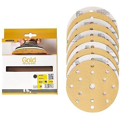 Papier abrasif universel MIRKA Ø 150mm - Placoplâtre, Bois, Acier Papier abrasif universel MIRKA Ø 150mm - Placoplâtre, Bois, Acier