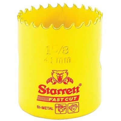 Starrett 63FCH041 Scie cloche Jaune 41 mm Starrett 63FCH041 Scie cloche Jaune 41 mm
