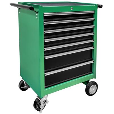 Mannesmann Brüder Werkzeug M28270 Chariot d'atelier avec 6 tiroirs 321 pièces Mannesmann Brüder Werkzeug M28270 Chariot d'atelier avec 6 tiroirs 321 pièces
