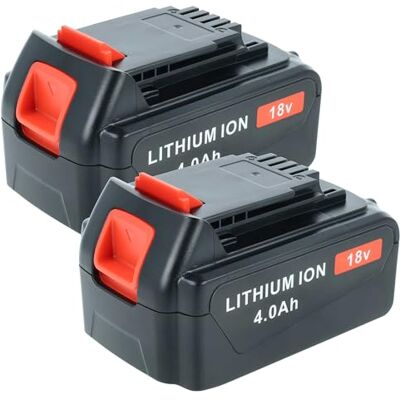 vhbw Lot de 2 batteries de rechange Black & Decker BL4018, BL3020 pour outil (4 000 mAh, Li-Ion, 18 V) vhbw Lot de 2 batteries de rechange Black & Decker BL4018, BL3020 pour outil (4 000 mAh, Li-Ion, 18 V)