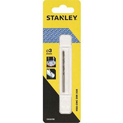 Stanley Foret HSS-CNC pour métal Ø 3 mm Stanley Foret HSS-CNC pour métal Ø 3 mm