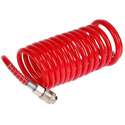 OROK 643307 Tuyaux Rallonge Spirale Pneumatique (air comprimé), Longueur : 4m Livré avec raccords afin de faciliter la Connection à Votre compresseur et Vos Accessoires ! OROK 643307 Tuyaux Rallonge Spirale Pneumatique (air comprimé), Longueur : 4m Livré avec raccords afin de faciliter la Connection à Votre compresseur et Vos Accessoires !