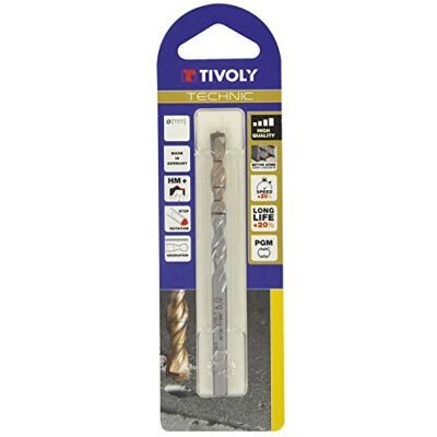Tivoly 10960520700 Foret Béton Technic Gradué, Gris Tivoly 10960520700 Foret Béton Technic Gradué, Gris