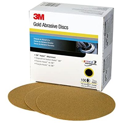 3M Hookit Gold Disc 236U, 00983, 6", P80, 75 disques par carton 3M Hookit Gold Disc 236U, 00983, 6", P80, 75 disques par carton