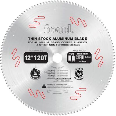 Freud Lame en métal non ferreux de 30,5 cm x 120 dents (LU90M012) Freud Lame en métal non ferreux de 30,5 cm x 120 dents (LU90M012)