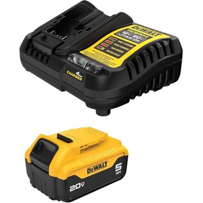 DeWalt Kit de démarrage de batterie 20 V MAX 5 Ah (DCB205C) DeWalt Kit de démarrage de batterie 20 V MAX 5 Ah (DCB205C)