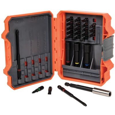 KLEIN TOOLS 32799 Lot de 26 embouts à fraise à frapper avec étui KLEIN TOOLS 32799 Lot de 26 embouts à fraise à frapper avec étui