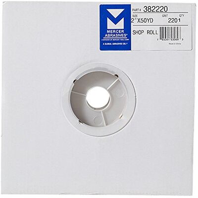 Mercer Abrasives Mercer Industries 382220 Rouleau d'atelier grain 220, 5,1 cm/45,7 m Mercer Abrasives Mercer Industries 382220 Rouleau d'atelier grain 220, 5,1 cm/45,7 m