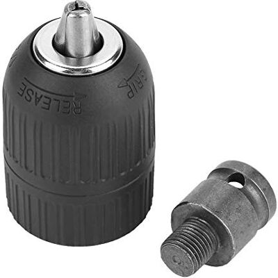 Walfront Mandrin sans clé, robuste 1/2"-20UNF avec adaptateur de mandrin 1/2 Walfront Mandrin sans clé, robuste 1/2"-20UNF avec adaptateur de mandrin 1/2