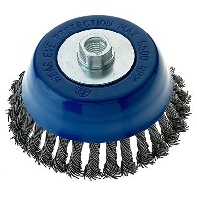 Mercer Abrasives Mercer Industries 189050 Brosse à tête ronde pour meuleuse d'angle 15,2 cm x 1,6 cm Mercer Abrasives Mercer Industries 189050 Brosse à tête ronde pour meuleuse d'angle 15,2 cm x 1,6 cm