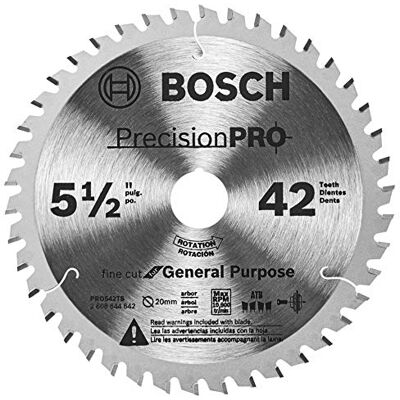 Bosch PRO542TS Precision Pro Series Lame de scie sur rail 42 dents 14 cm Bosch PRO542TS Precision Pro Series Lame de scie sur rail 42 dents 14 cm