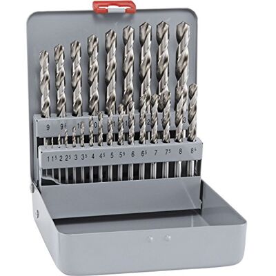 Alpen 100225100 Foret HSS Cobalt KM, Gris, Set de 25 Pièces Alpen 100225100 Foret HSS Cobalt KM, Gris, Set de 25 Pièces