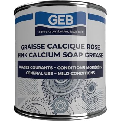 GEB Graisse calcique Rose 600g GEB Graisse calcique Rose 600g