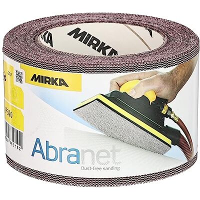 MIRKA Abranet rouleau à filet - Ponçage sans poussière - P320 - 75mm x 10m MIRKA Abranet rouleau à filet - Ponçage sans poussière - P320 - 75mm x 10m