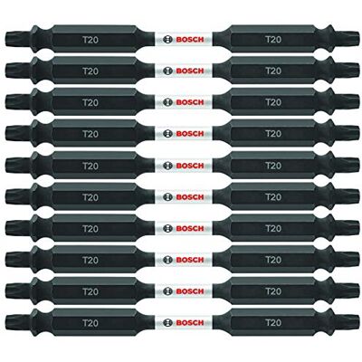 Bosch ITDET2035B Lot de 10 embouts de vissage à double extrémité Torx #20 résistants aux chocs 8,9 cm Bosch ITDET2035B Lot de 10 embouts de vissage à double extrémité Torx #20 résistants aux chocs 8,9 cm