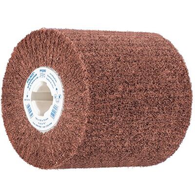 PFERD Polinox 43105 Tambour de finition abrasif non tissé en oxyde d'aluminium A, 10,2 cm de diamètre x 10,2 cm de largeur, trou de mandrin 3/4, 5000 tr/min maximum, grain 280 PFERD Polinox 43105 Tambour de finition abrasif non tissé en oxyde d'aluminium A, 10,2 cm de diamètre x 10,2 cm de largeur, trou de mandrin 3/4, 5000 tr/min maximum, grain 280