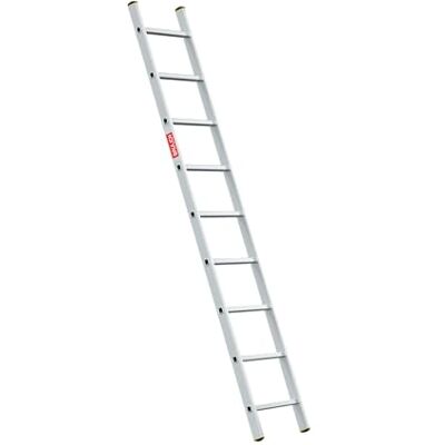 BAULICH Echelle Aluminium 1x9 Professionnelle, pour la Maison, Le Jardin, Les Travaux de Rénovation, la Ferme, Pieds Antidérapants, Échelons Rainurés, 3,4 kg, avec Crochet BAULICH Echelle Aluminium 1x9 Professionnelle, pour la Maison, Le Jardin, Les Travaux de Rénovation, la Ferme, Pieds Antidérapants, Échelons Rainurés, 3,4 kg, avec Crochet