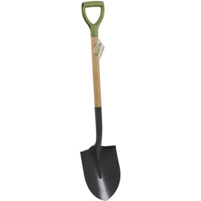 Kinzo Pelle de jardin 105 cm Outil de jardin robuste avec manche en bois et poignée en plastique Bêche pour creuser et enlever la souche ou le porte-greffe Kinzo Pelle de jardin 105 cm Outil de jardin robuste avec manche en bois et poignée en plastique Bêche pour creuser et enlever la souche ou le porte-greffe
