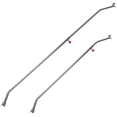 WilTec 2x Arceaux plats 108-150 cm pour remorques, réglables, en aluminium, pour bâches de remorque, tendeurs de bâche plates WilTec 2x Arceaux plats 108-150 cm pour remorques, réglables, en aluminium, pour bâches de remorque, tendeurs de bâche plates