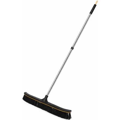 Venteo Le Balai Pro- Brosse de Sol Dure Extérieur Manche Télescopique 176cm Tête XXL Balai de Jardin, Terrasse, Balcon, Garage Venteo Le Balai Pro- Brosse de Sol Dure Extérieur Manche Télescopique 176cm Tête XXL Balai de Jardin, Terrasse, Balcon, Garage
