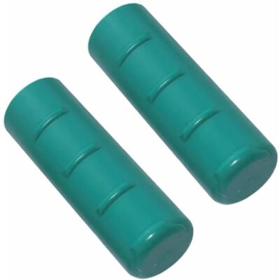 cyclingcolors Lot de 2 poignées de brouette Poignée en plastique 32 mm x 105 mm Vert cyclingcolors Lot de 2 poignées de brouette Poignée en plastique 32 mm x 105 mm Vert