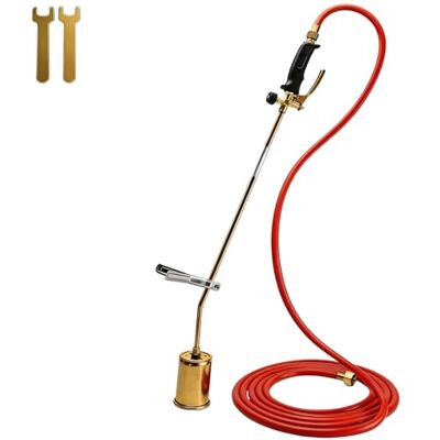 Sellnet Brûleur à gaz 58 kW, support, tuyau de 5 m, adaptateur, brûleur de toit, désherbage, allume-feu, chemins de bitume, brûleur pour mauvaises herbes SN0283 Sellnet Brûleur à gaz 58 kW, support, tuyau de 5 m, adaptateur, brûleur de toit, désherbage, allume-feu, chemins de bitume, brûleur pour mauvaises herbes SN0283