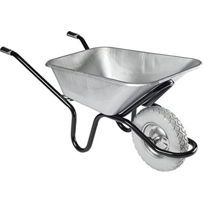Haemmerlin 305400705 Brouette active Excellium Plus 120 (crevette profonde galvanisée, capacité de 120 litres, roue anti-crevaison 400 mm avec jante en métal) Haemmerlin 305400705 Brouette active Excellium Plus 120 (crevette profonde galvanisée, capacité de 120 litres, roue anti-crevaison 400 mm avec jante en métal)