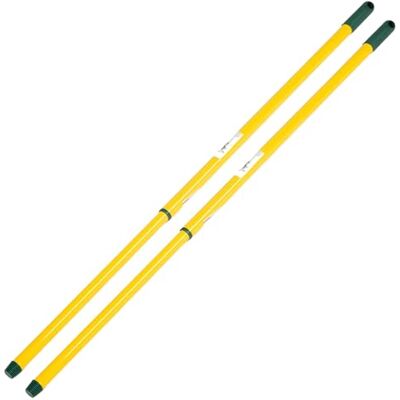 Novaliv Lot de 2 manches à balai télescopiques avec filetage 80-130 cm Jaune Vert Manche en métal pour balai Filetage allemand Tige universelle Manche de rechange Manche télescopique de rechange Novaliv Lot de 2 manches à balai télescopiques avec filetage 80-130 cm Jaune Vert Manche en métal pour balai Filetage allemand Tige universelle Manche de rechange Manche télescopique de rechange